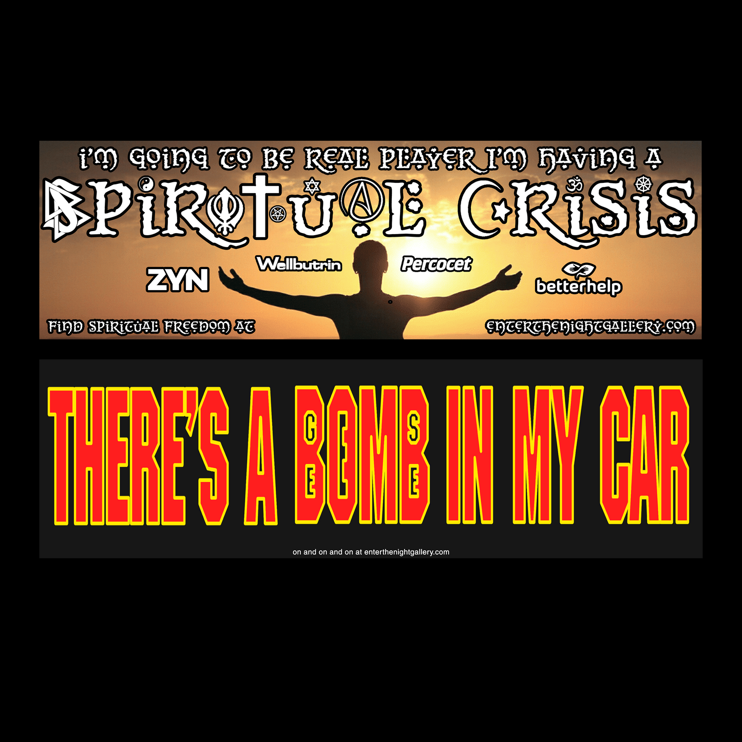 Spiritual Crisis & Trini Stickers