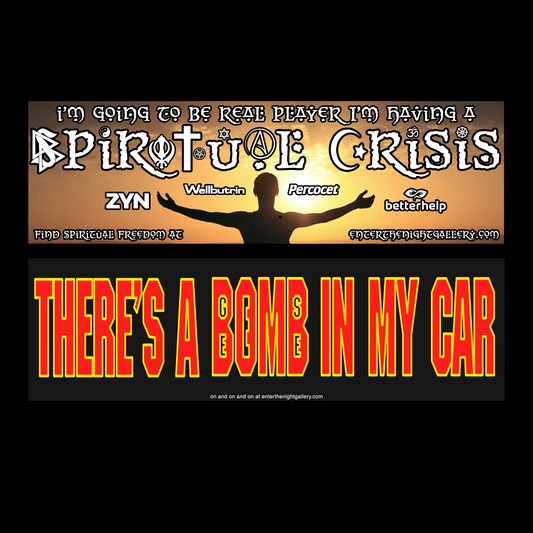 Spiritual Crisis & Trini Stickers