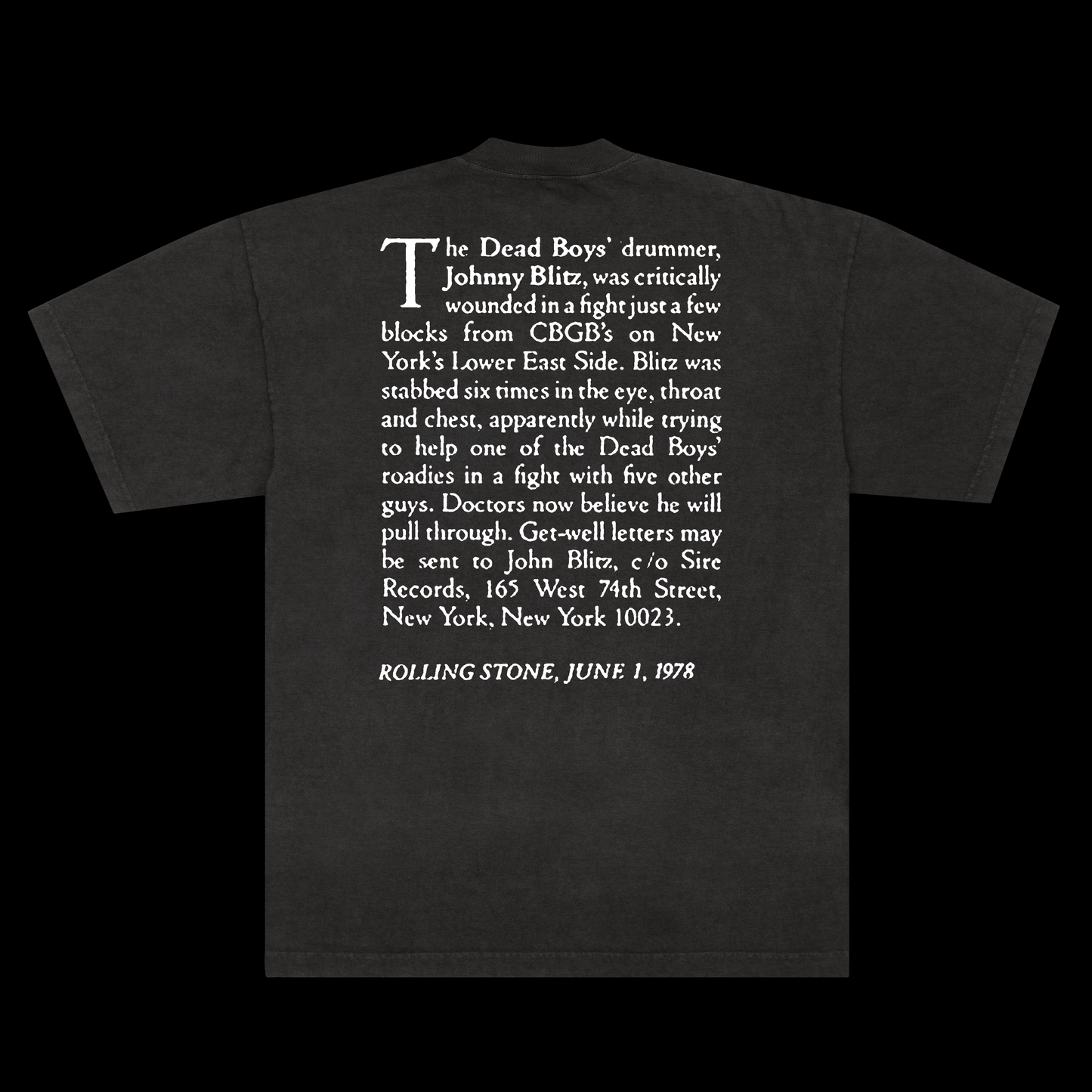 Dead Boys Never Die Tee