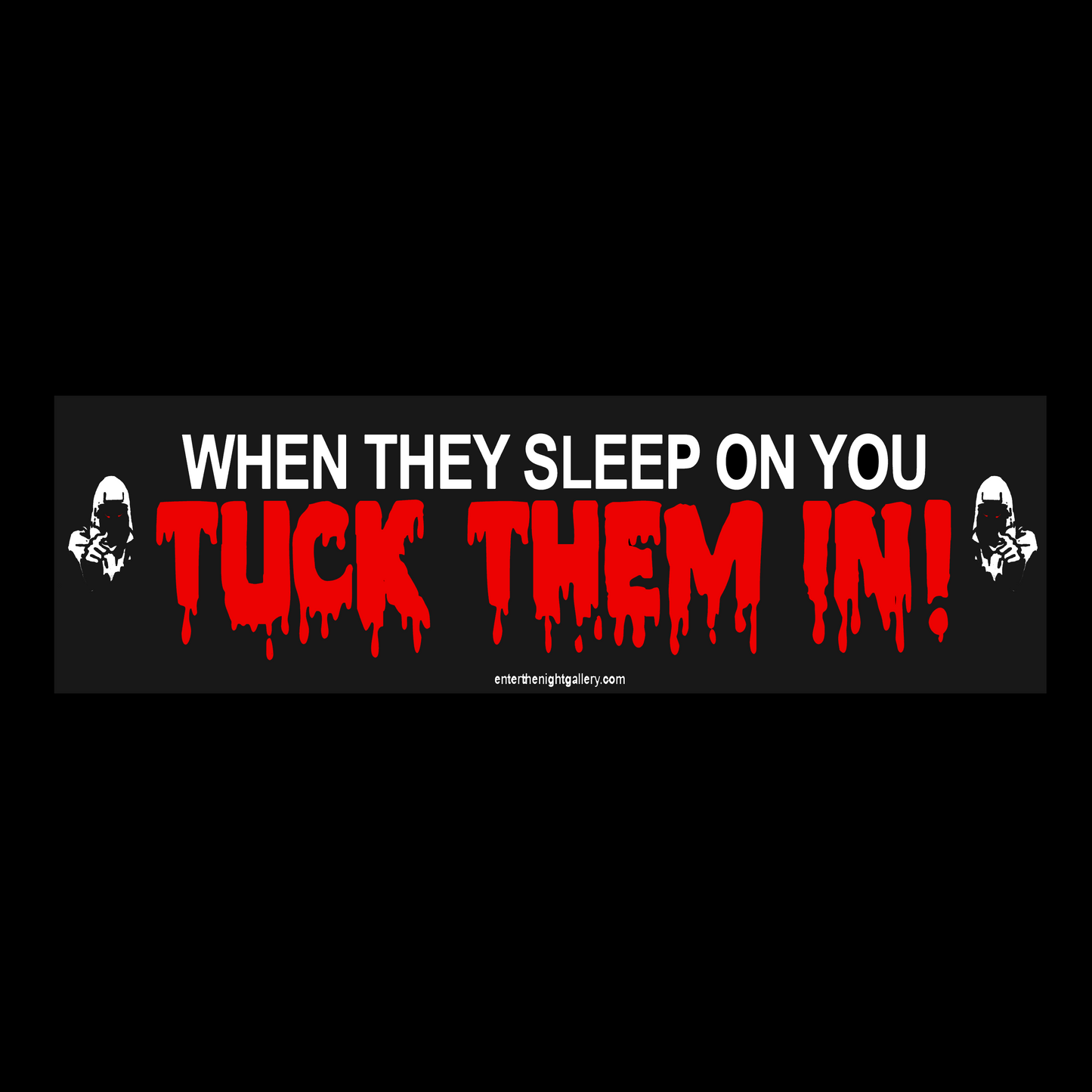 Tuck Them In Sticker